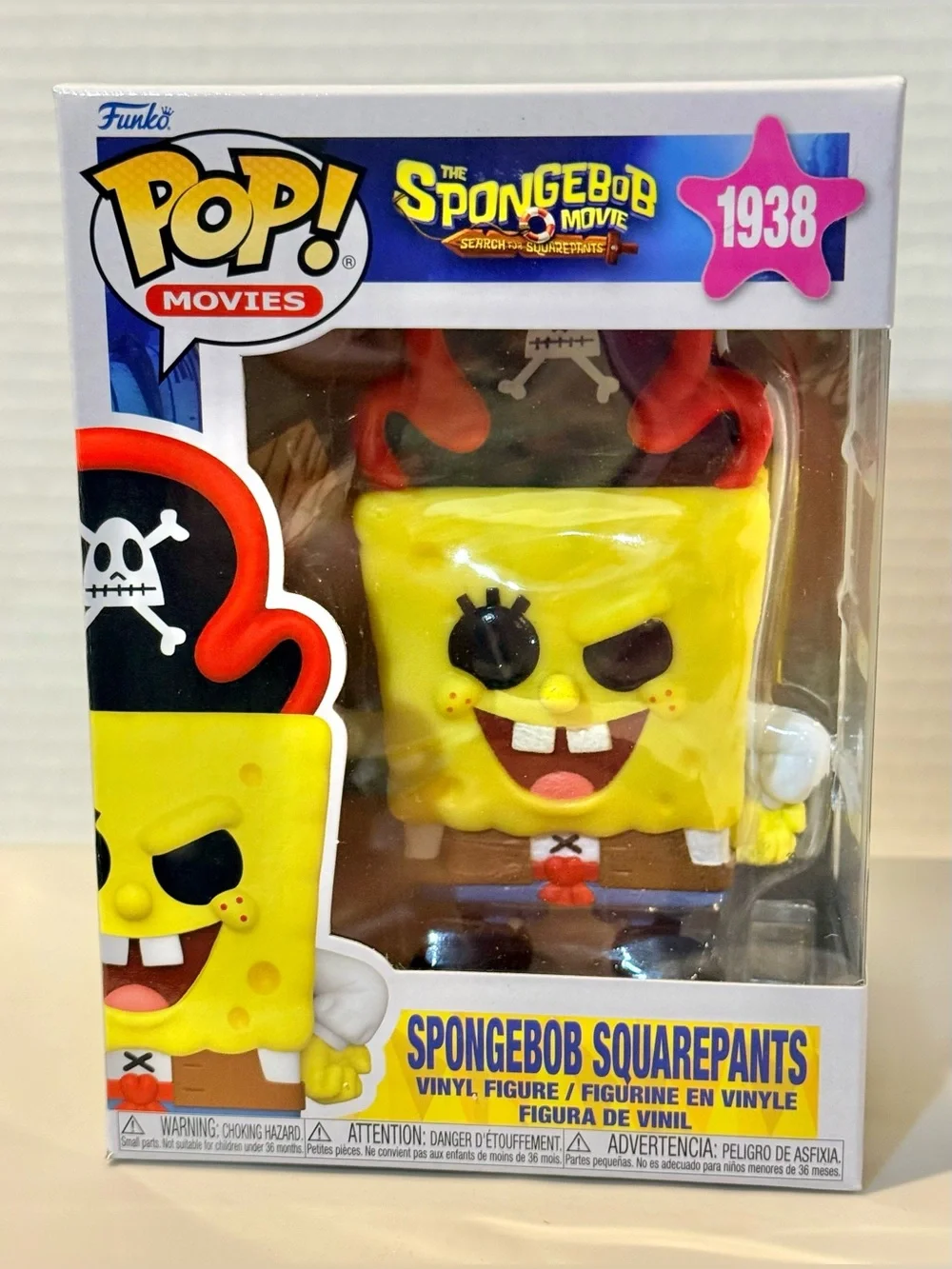Funko Pop! Movies #1938 The SpongeBob Movie SpongeBob Brand New